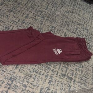 Kappa Burgundy Sweatpants